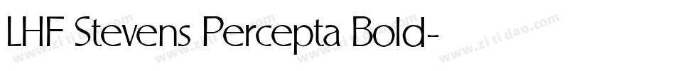 LHF Stevens Percepta Bold字体转换